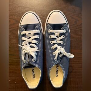 Converse Navy and White Sneakers